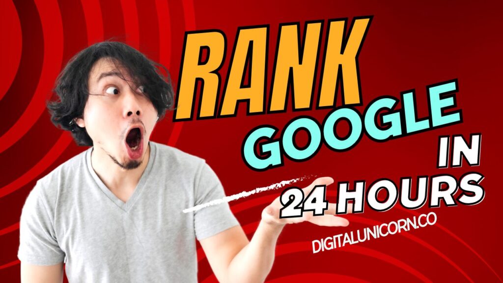rank on google in 24 hours
